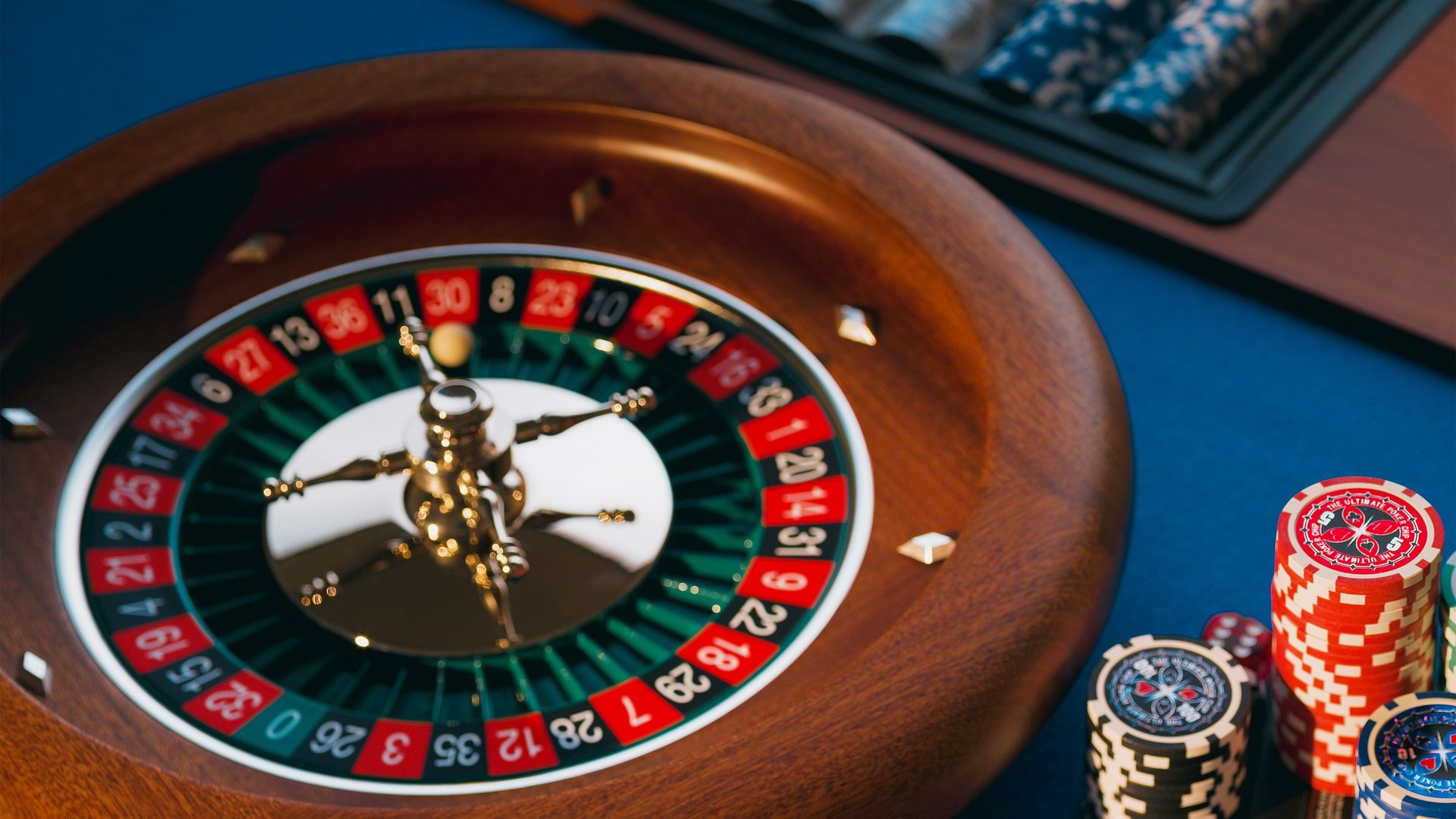 Roulette in a casino 